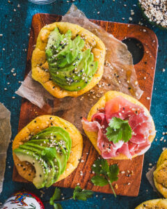 Avocado Cloud Bread & Prosciutto is quick and easy to make