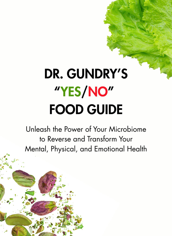 Dr. Gundry's Yes/No Food Guide