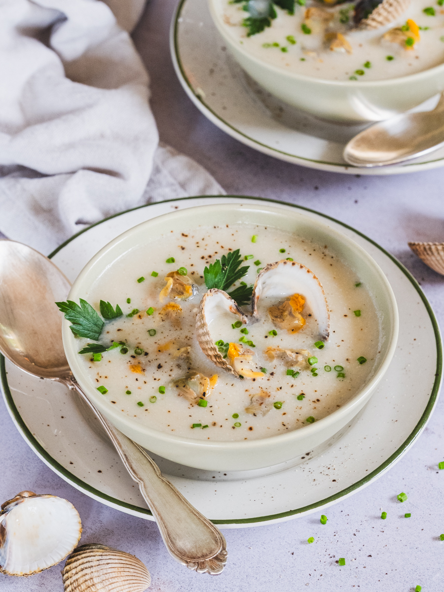 Almost Classic Clam Chowder